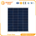 el mejor módulo solar polivinílico price70w con CE TUV